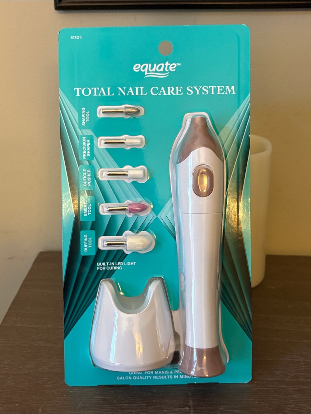 51504 Equate Total Nail Care System Interchangeable Attachment Head Emery Tool